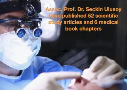 Cirujano realizando operación en la clínica del Dr. Seckin Ulusoy, equipo avanzado