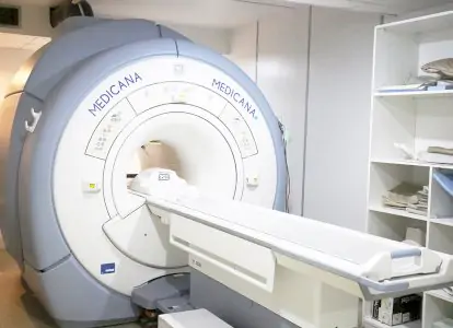 Máquina de resonancia magnética en Medicana Sivas Hospital, equipo de diagnóstico avanzado
