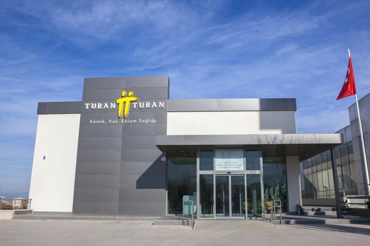 Clinic facade of Turan Turan Health Group in Turkey
