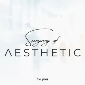 شعار عيادة جراحة التجميل بتصميم عصري