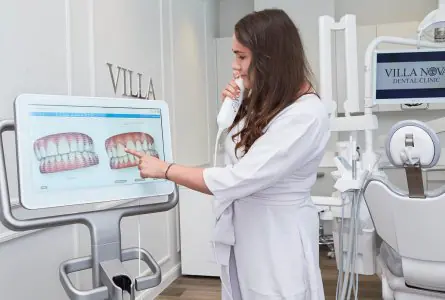 تشخيص أسنان رقمي في عيادة Villa Nova Dental Clinic بمعدات حديثة