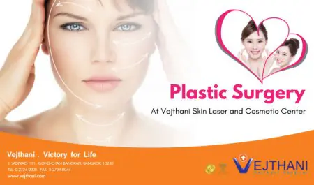 Servicios de cirugía plástica en Vejthani Skin Laser and Cosmetic Center, Bangkok
