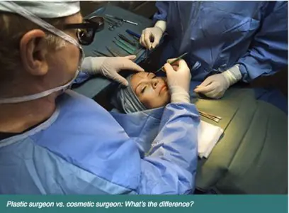 إجراء جراحة تجميل الوجه في غرفة العمليات بمركز Iteld Plastic Surgery