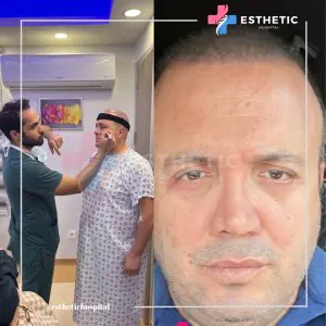 استشارة زراعة الشعر في مستشفى Esthetic Hospital بين المريض والطبيب