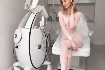 غرفة علاج LPG إندرمولوجي في عيادة Gdansk Beauty Clinic مع معدات حديثة