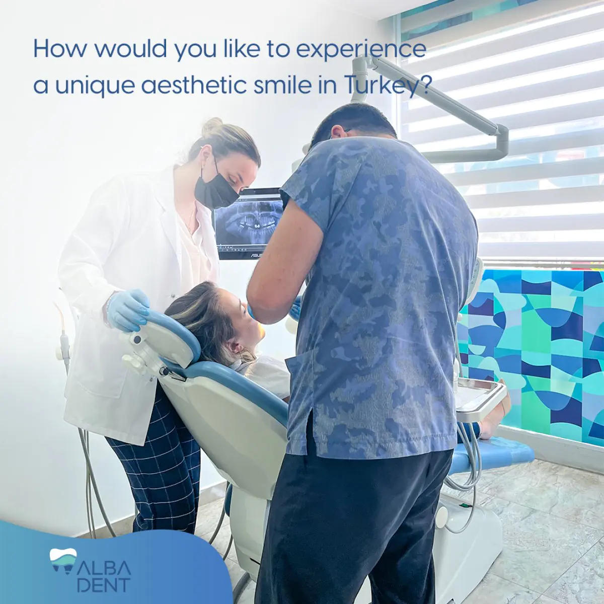 Modern dental treatment area at Alba Dent Yenişehir