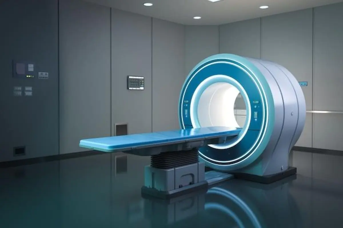 MRI scanner room at Private Yüzyıl Hospital with advanced diagnostic equipment