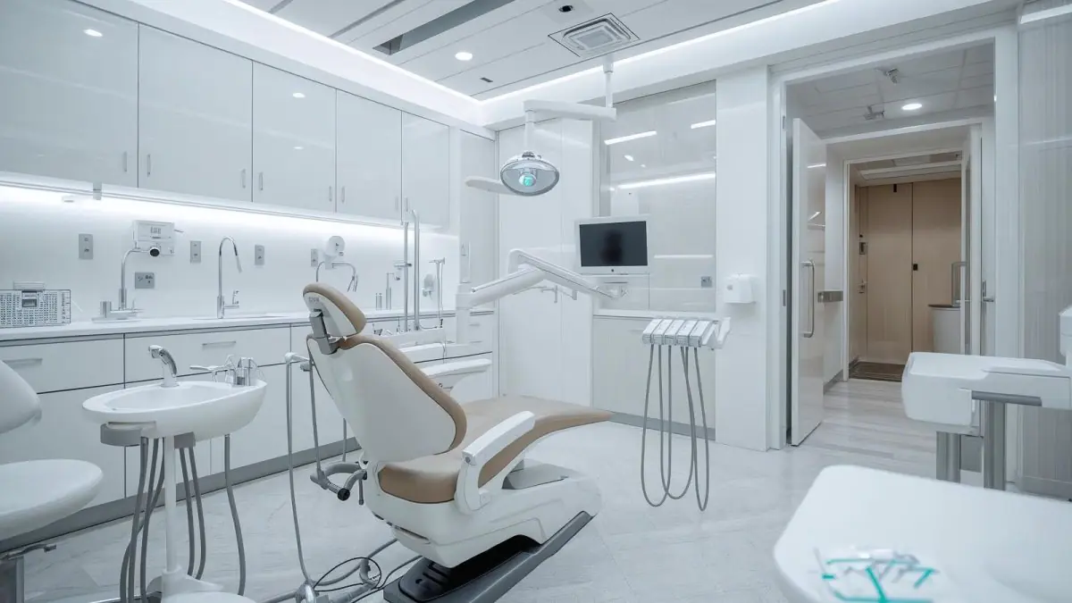 Modern dental treatment room at Legacy Dental Clinics with advanced equipment