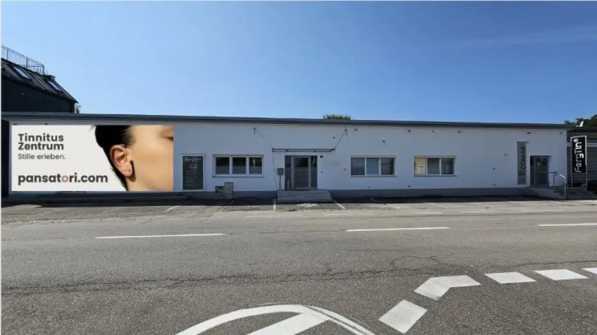 Clinic facade of pansatori GmbH Tinnitus Center in Germany