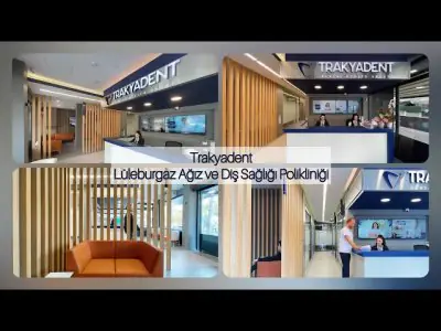 منطقة الاستقبال والانتظار في عيادة Trakyadent للأسنان، لوليبورغاز، تصميم داخلي حديث