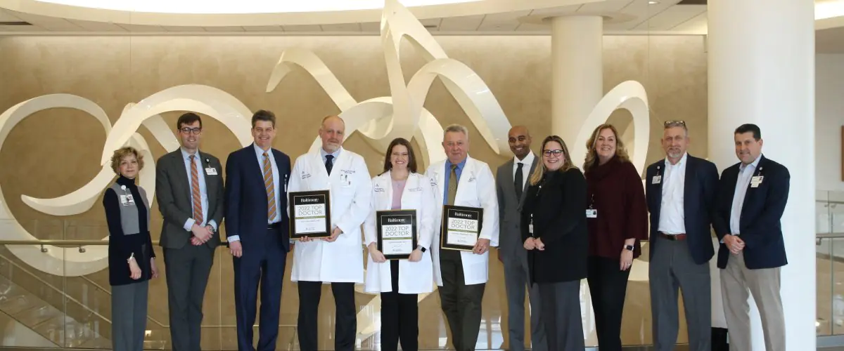 Medical staff and team at Ascension Saint Agnes Bariatric Surgery clinic lobby