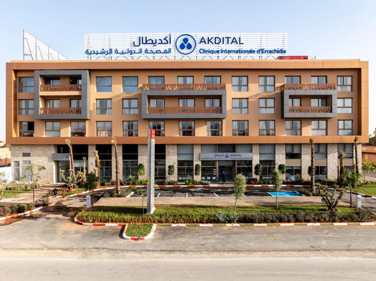 AKDITAL Hôpital Privé de Tanger modern clinic building exterior in Morocco
