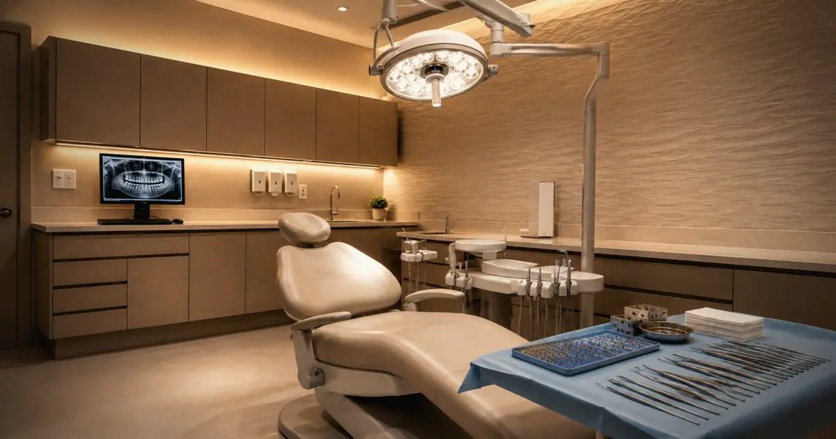 Nowoczesny gabinet stomatologiczny w Dental Club Karadjovi z zaawansowanym sprzętem