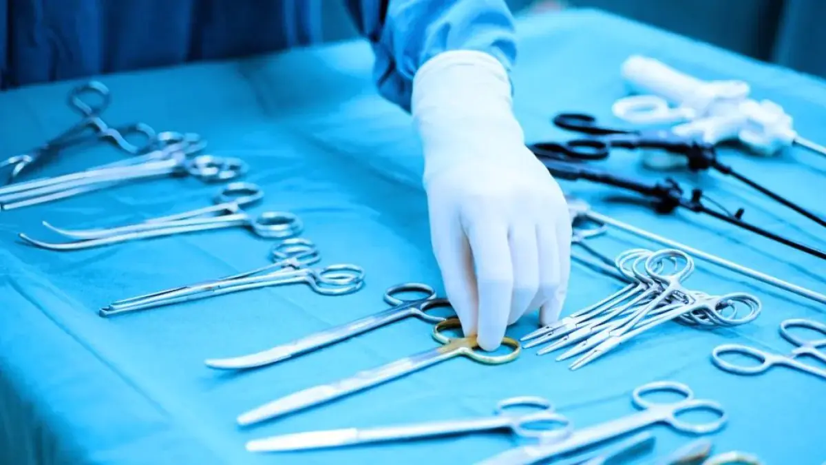 Surgical instruments prepared for bariatric surgery at South Florida Bariatrics clinic