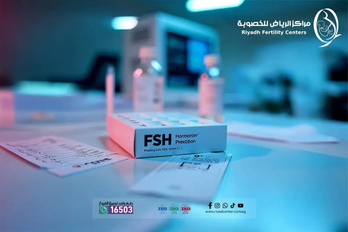 FSH hormone medication and fertility treatment supplies at Riyadh Fertility Center