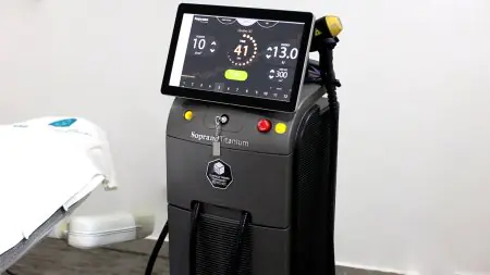 Dispositivo de depilación láser Soprano Titanium en MLC Medical Laser Center