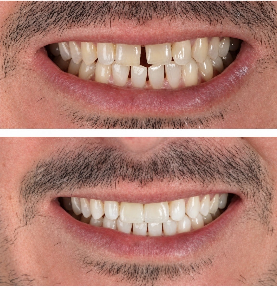 Resultados antes y después de coronas dentales en Hospitadent Dental Group - Antalya Clinic