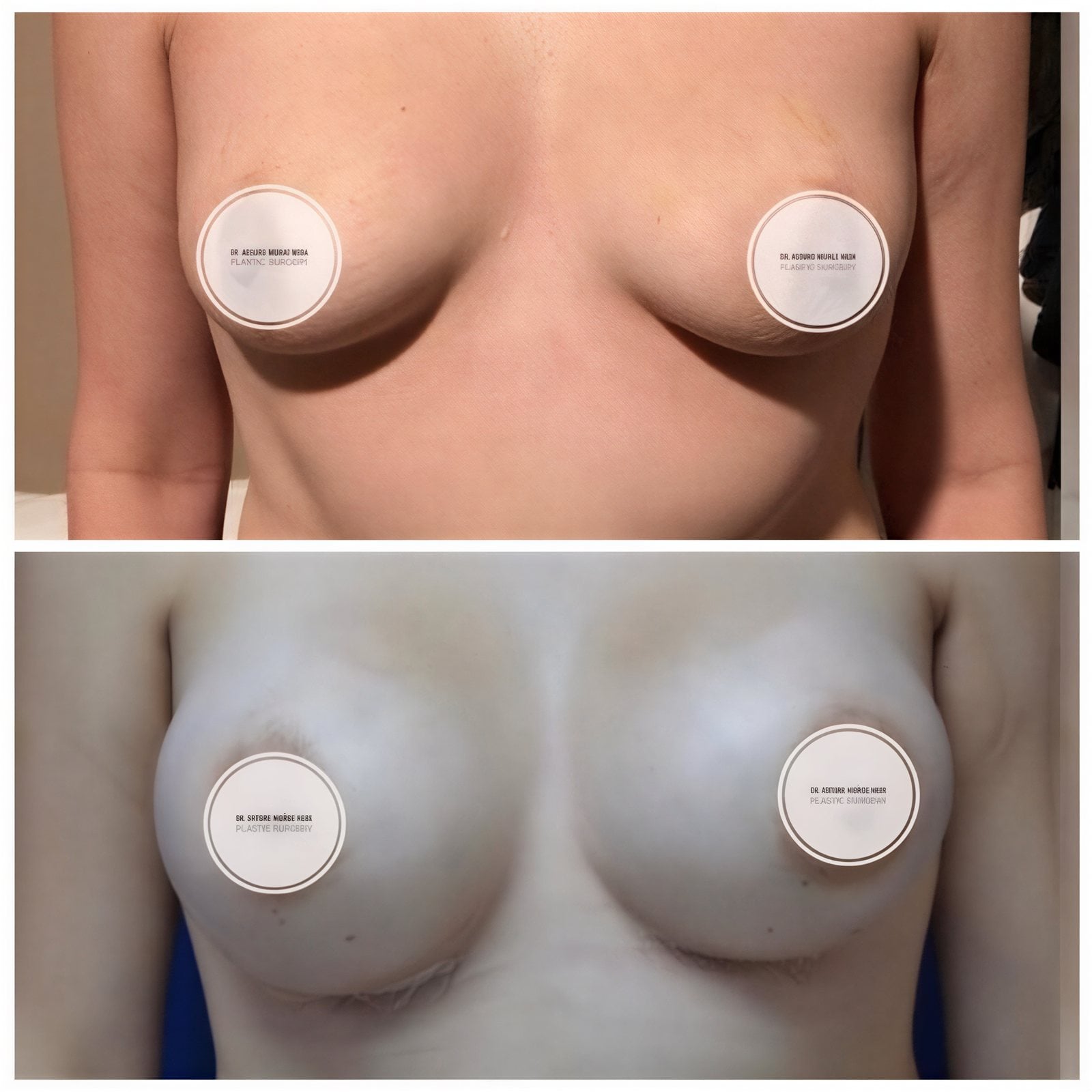Resultados de aumento de senos antes y después en Dr. Arturo Muñoz Meza Plastic Surgery