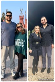 Resultados antes y después de bypass gástrico en la clínica del Dr. Islam Abdelkhalek, pérdida de peso visible