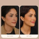 Resultados de rinoplastia antes y después en Estexper Clinic, remodelación nasal natural