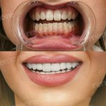 Vorher-nachher-Ergebnis No-Prep-Veneers bei Memorial Bahçelievler Hospital, Smile Makeover