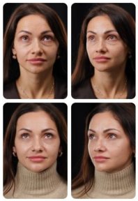 Blepharoplasty before and after results at Yurchenko Plastic Surgery Team, eyelid correction