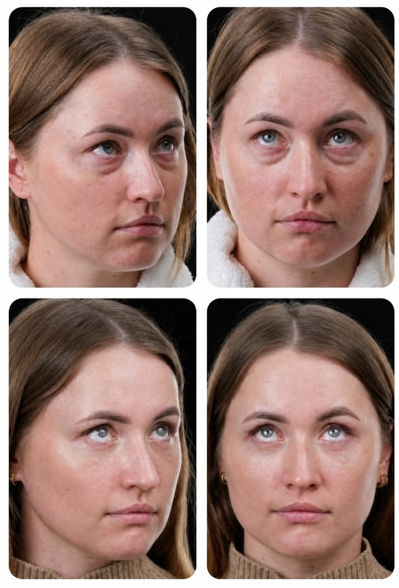 Resultados de blefaroplastia antes y después en Yurchenko Plastic Surgery Team, corrección de párpados
