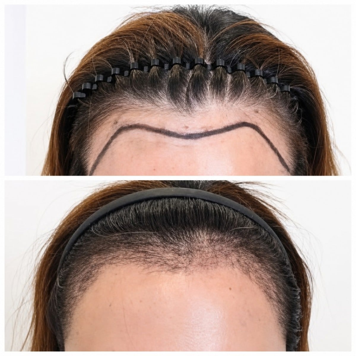 Resultados de trasplante capilar antes y después en Department of Skin & Surgery - NAVAMIN9 HOSPITAL