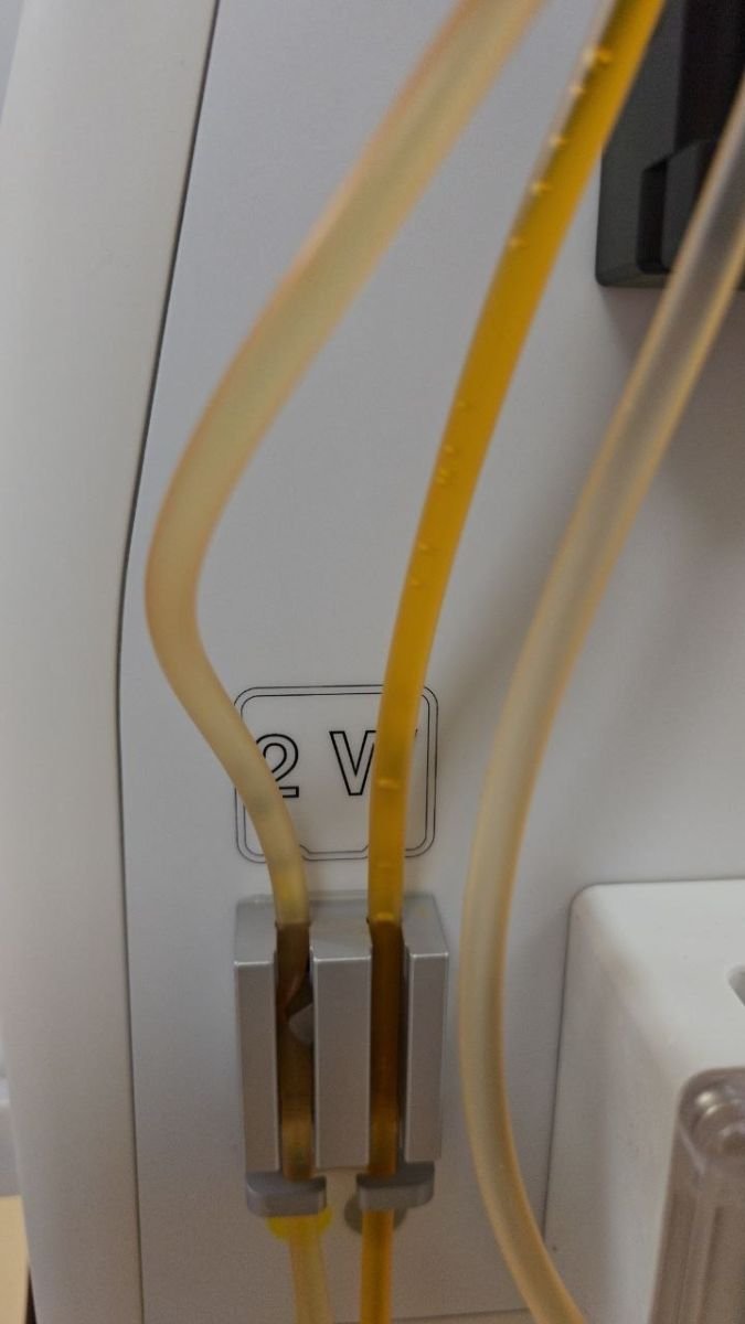 Tuberías de máquina de DFPP en DNTRIPLED Medical Services - Moderne Apherese