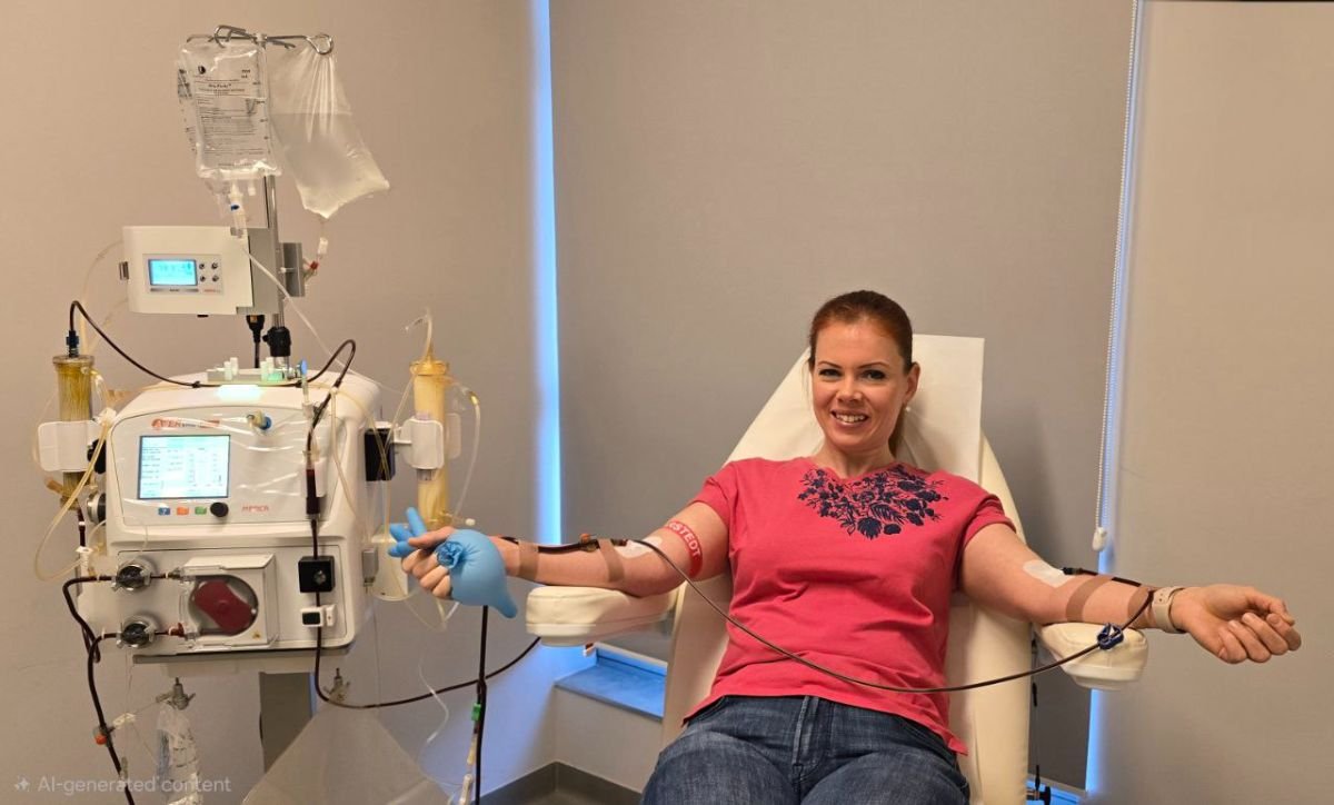Procedimiento de DFPP plasmaféresis en Moderne Apherese | Modern Apheresis | Nowoczesna Afereza