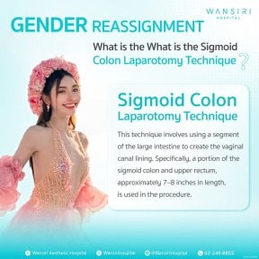 Sex reassignment surgery result at Wansiri Hospital using sigmoid colon laparotomy technique