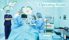 Breast implant removal surgery in progress at Wansiri Hospital operating room