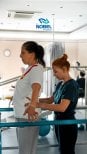 Physiotherapy session at Nobel Medical, Physical Therapy & Rehabilitation Center, patient progress