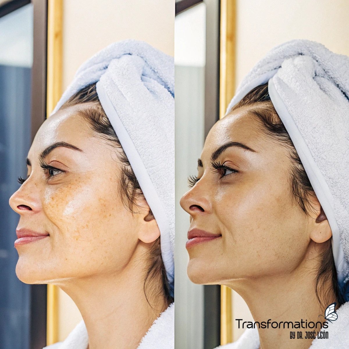 Resultados de lifting facial antes y después en Transformations by Dr. José León – piel suave