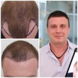 نتائج زراعة الشعر قبل وبعد في قسم الجلد والجراحة - مستشفى نافامين9
