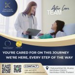 Zespół opieki pooperacyjnej w Asia Cosmetic Hospital wspiera pacjentów po zabiegu