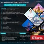 Sex reassignment surgery (male-to-female) package details at Wansiri Hospital, Bangkok