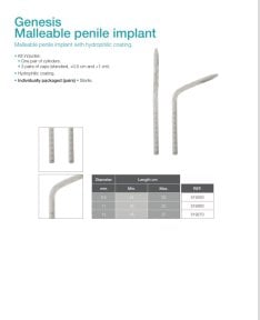 Elastyczny implant prącia Genesis na zaburzenia erekcji w Menness Wellness Clinic
