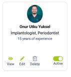 Имплантолог и пародонтолог с 15-летним опытом в клинике Veselibu