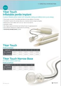 Titan Touch inflatable penile implant device for erectile dysfunction at Menness Wellness Clinic