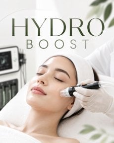 Résultat du soin visage Hydro Boost au Plenary Wellness Center pour une peau éclatante